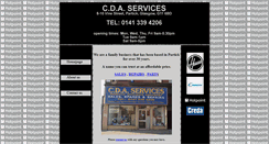 Desktop Screenshot of cdaservicespartick.co.uk